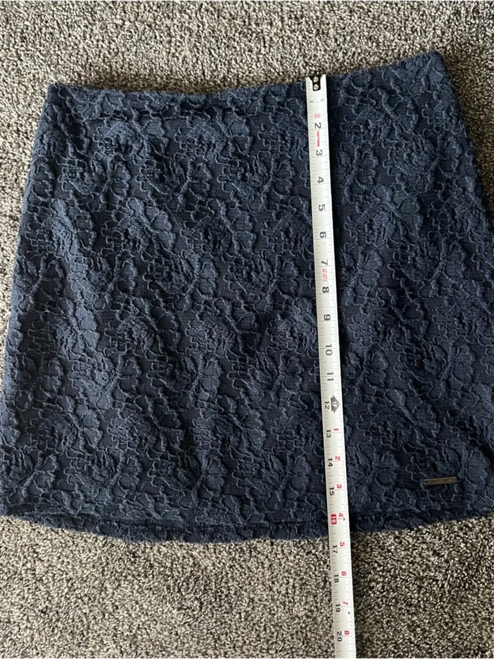Abercrombie & Fitch Navy Lace Pencil Skirt